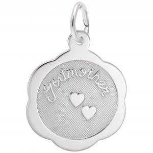GODMOTHER SCALLOPED DISC - Rembrandt Charms