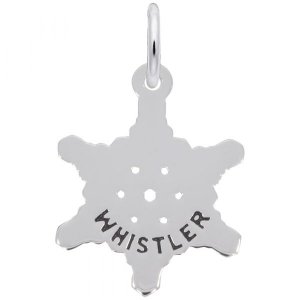 Whistler Snowflake Sterling Silver Charm