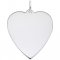 Large Classic Heart Sterling Silver Charm