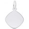 SMALL ROUNDED DIAMOND DISC - Rembrandt Charms